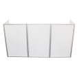 ProX 5 Panel Silver Frame DJ Facade W  Stainless Quick Release 180 Degree Hinges Online Sale