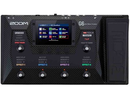 Zoom G6 Multi Effects Processor Online Sale