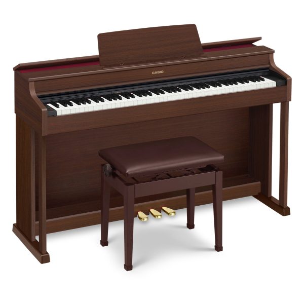 Casio AP-470 Celviano Digital Cabinet Piano with Bench - Walnut Online