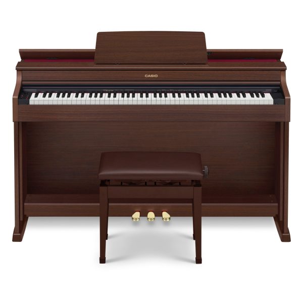 Casio AP-470 Celviano Digital Cabinet Piano with Bench - Walnut Online