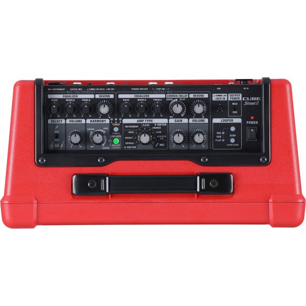 Boss Cube-ST2-R Red Cube Street II Instrument Amplifier - Red Fashion