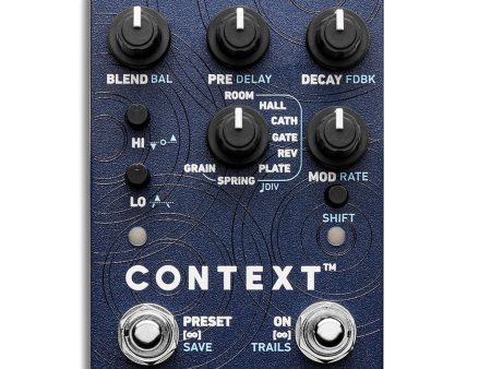 Red Panda Context 2 Stereo Reverb Pedal Online Hot Sale