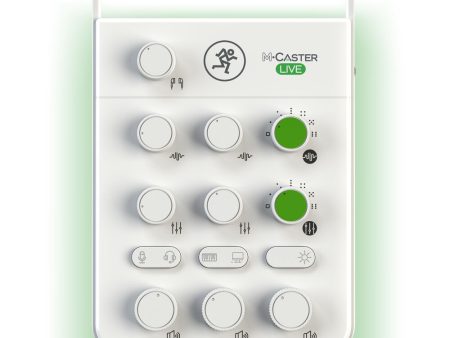 Mackie M-Caster Live Portable Live Streaming Mixer, White For Cheap