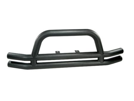 Rugged Ridge 3-In Dbl Tube Front Bumper Black 76-06 CJ &Jeep Wrangler Cheap