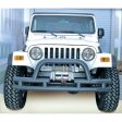 Rugged Ridge 3-In Dbl Tube Front Winch Bumper w Hoop 76-06 Models Online