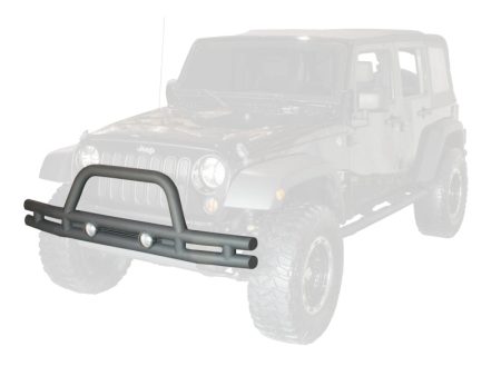 Rugged Ridge 3in Double Tube Front Bumper 07-18 Jeep Wrangler Supply