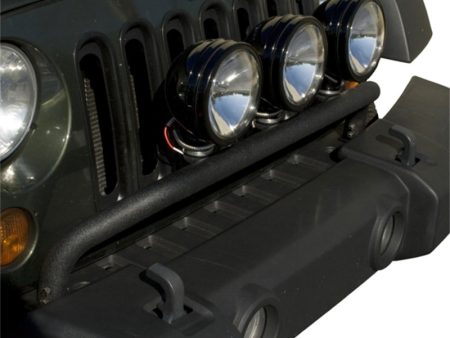 Rugged Ridge 07-18 Jeep Wrangler JK Textured Black Bumper Mounted Light Bar For Cheap