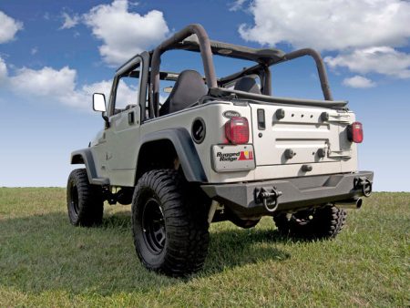 Rugged Ridge XHD Rear Bumper 76-06 Jeep CJ   Jeep Wrangler For Cheap