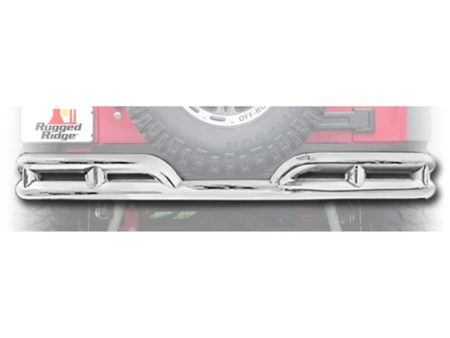 Rugged Ridge 3in Double Rear Tube Bumper 07-18 Jeep Wrangler Sale