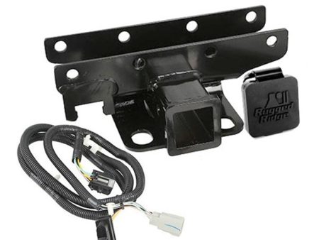 Rugged Ridge Receiver Hitch & Wiring Kit RR Logo 07-18 Jeep Wrangler JK Online