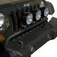 Rugged Ridge 07-18 Jeep Wrangler JK Textured Black Bumper Mounted Light Bar For Cheap